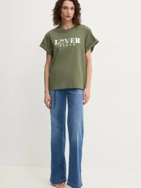 PINKO T-Shirt zielony