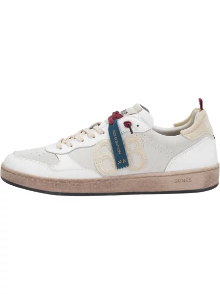 Pantofi Sun68 alb