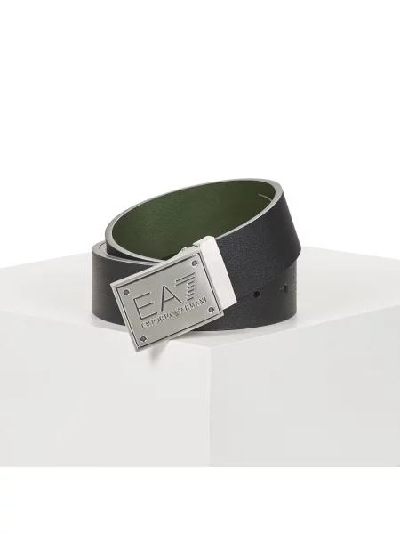 Reverzibilan remen Emporio Armani Ea7 crna