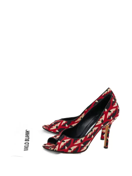 Pantofi cu toc Manolo Blahnik roșu