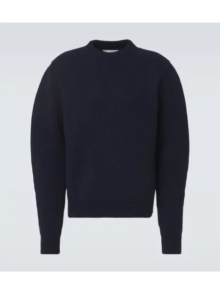 Pulover Jil Sander de lână albastru