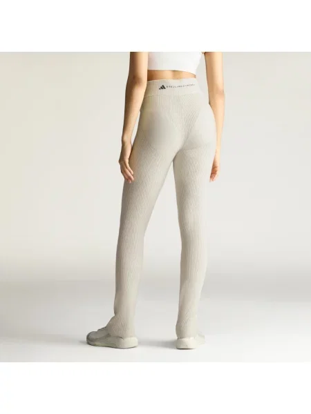 Zimowe spodnie z dzianiny adidas by Stella McCartney szare