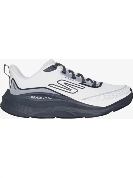 Buty do biegania Skechers Max Cushioning Max Run Vorteza ciemnoszary czarny 40 biały