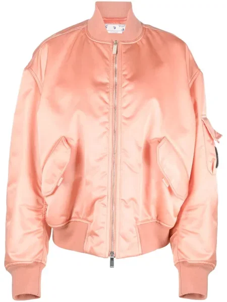 Geacă bomber Off-white alb