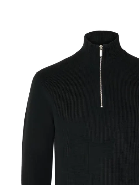 Pulover Selected tricotate negru