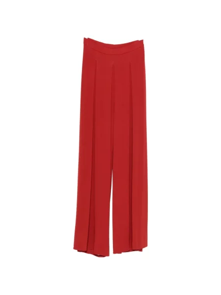 Pantaloni palazzo Max Mara roșu