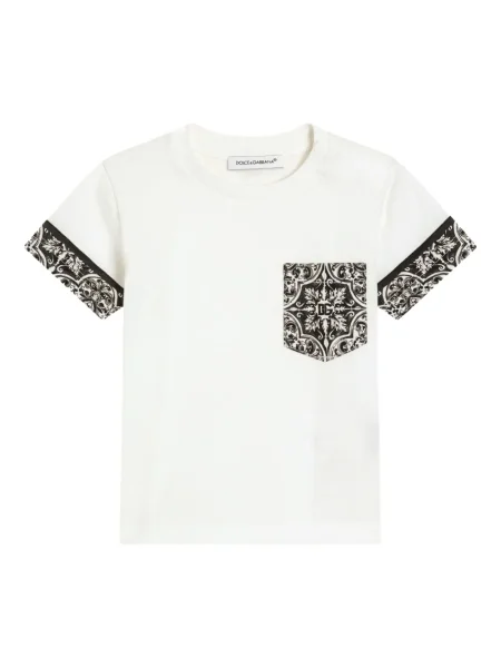 Koszulka dziecięca Dolce And Gabbana biała