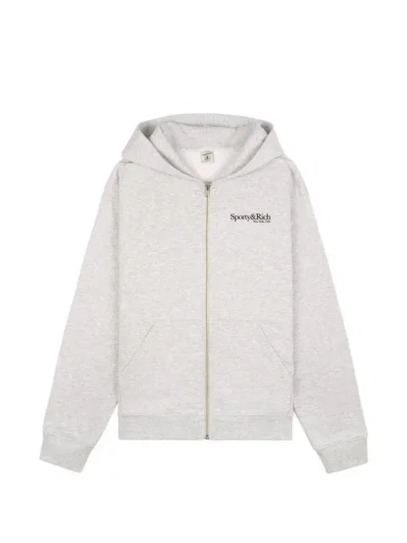 Hanorac cu glugă Sporty & Rich alergare gri