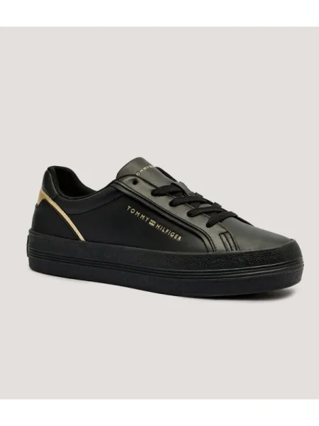 Tommy Hilfiger Sneakers Vulc Foxing negru