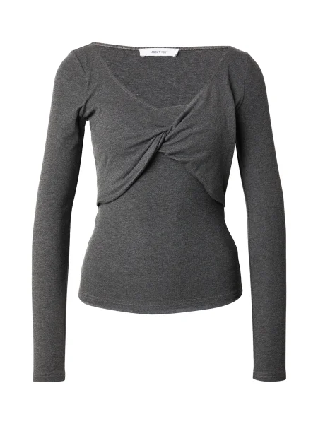 ABOUT YOU Tričko Flora antracitová