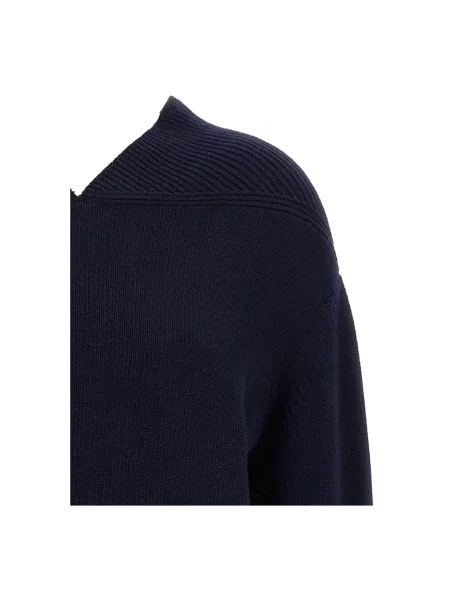 Sweter Victoria Beckham z kaszmiru niebieski