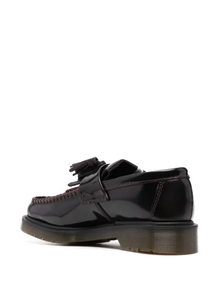 Pantofi loafer Dr. Martens din piele violet