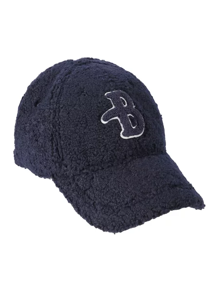 Czapka z daszkiem Ballantyne typu teddy niebieska