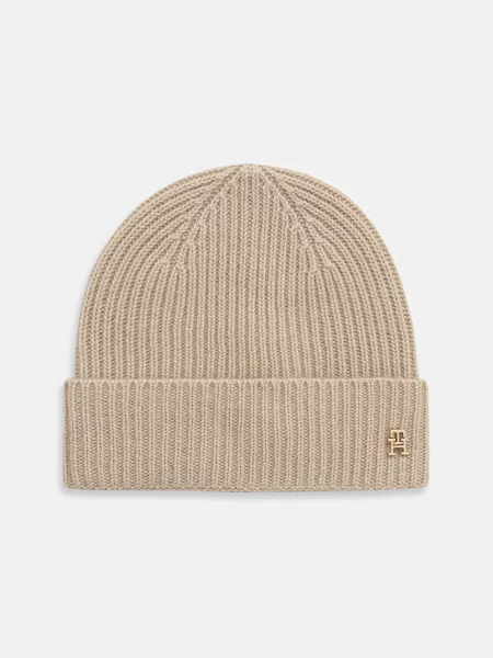 Kapa iz kašmirja Tommy Hilfiger bež