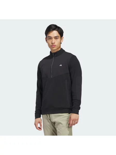 BLUZA COURSE CONTROL HYBRID QUARTER-ZIP czarna