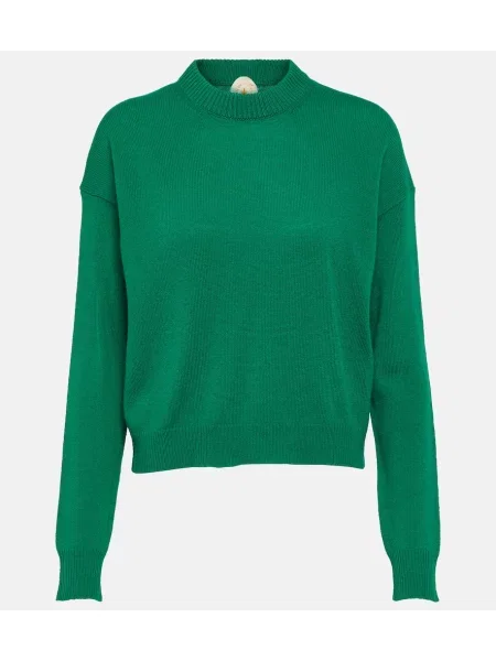 Volneni pulover Jardin Des Orangers zelena