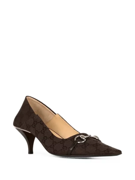 Pantofi cu toc Gucci maro