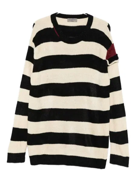 Pulover Yohji Yamamoto cu dungi negru
