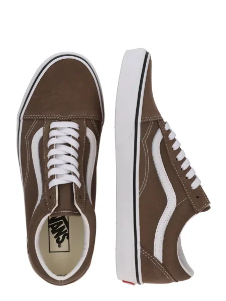 VANS Nízke tenisky Old Skool farby bahna biela