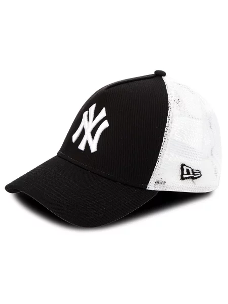 NEW ERA Kapa črna bela