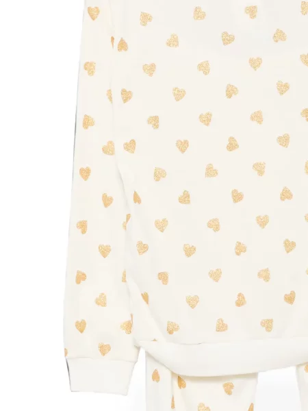 Пижама Petit Bateau с принт със сърца