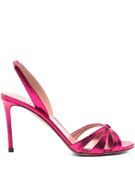 Sandale Aquazzura slingback roz