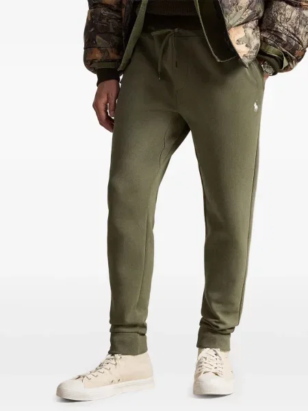 Gulerat pulover Polo Ralph Lauren cu autograf alergare verde