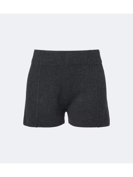 Pantaloni scurți Jardin Des Orangers de lână gri
