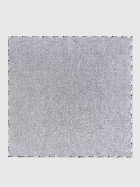 Шелковый платок Brunello Cucinelli серый