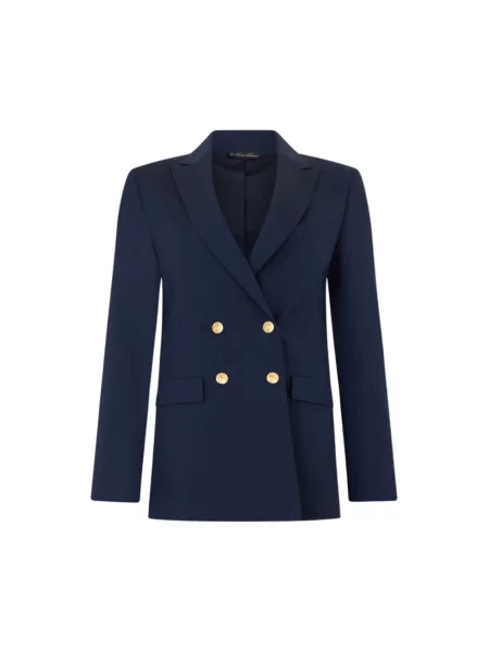 Marynarka Brooks Brothers wełniana niebieska