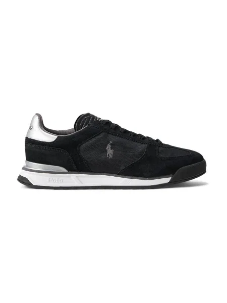 Sneakerși Polo Ralph Lauren din piele negru