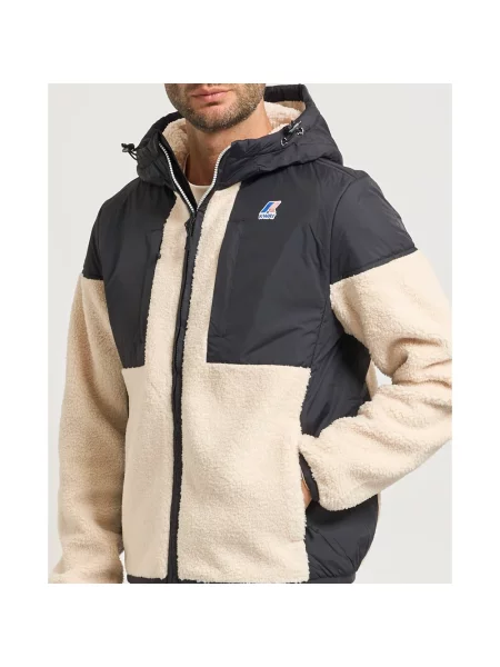 Kurtka K-way typu teddy czarna