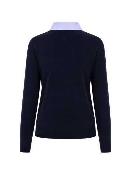 Pulover Liu Jo din poplin albastru