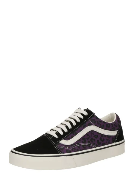 VANS Nízke tenisky Old Skool černicová / čierna / biela fialová