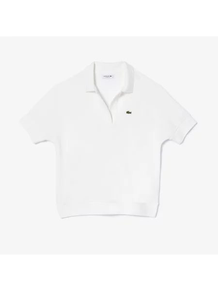 Поло Lacoste белое