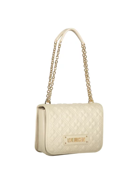 Torebka Love Moschino biznesowa beżowa