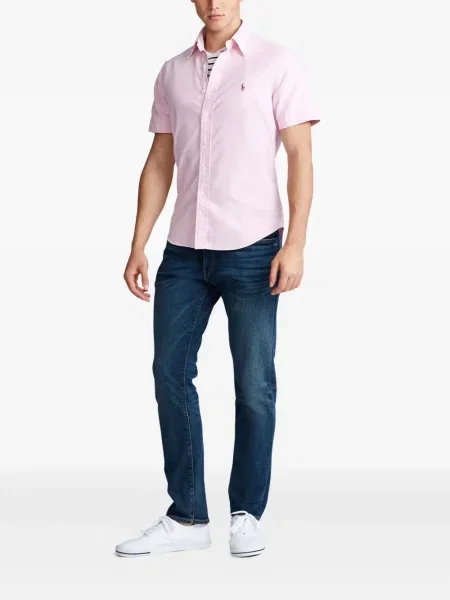 Ριγέ δερμάτινος κάλτσες Polo Ralph Lauren με κορδόνι μαύρο