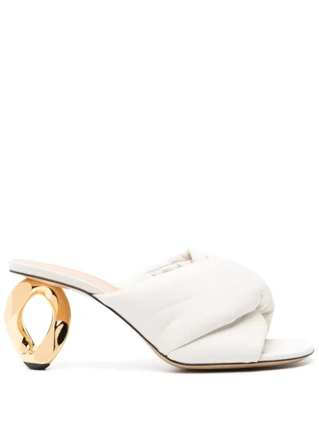 Papuci tip mules Jw Anderson din piele