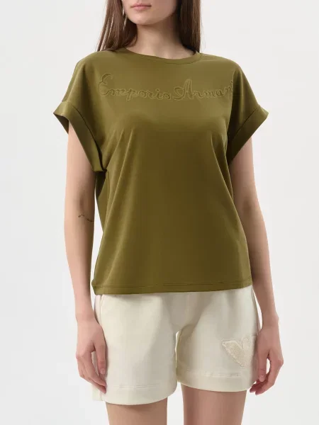 Футболка Emporio Armani зелена