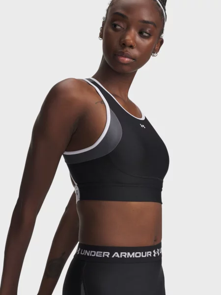 Спортивний топ Under Armour з відкритою спиною чорний