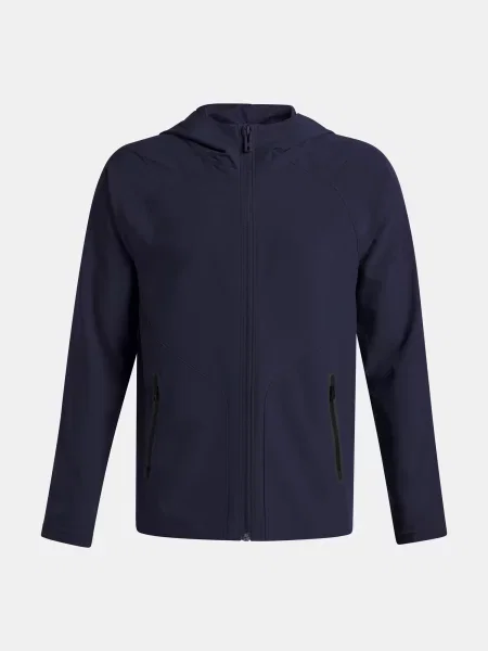Hanorac cu fermoar copii Under Armour albastru
