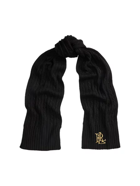 Šál LAUREN RALPH LAUREN čierna