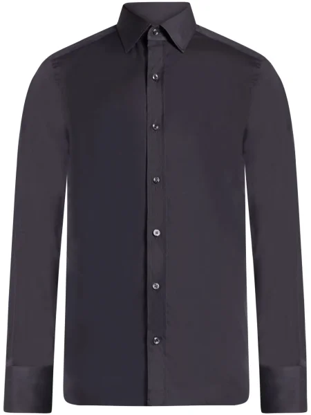 Cămașă Tom Ford lungă negru