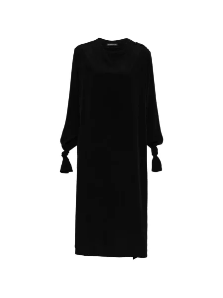 Rochie midi Y's din crep negru