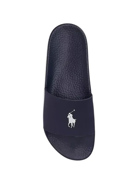 Παντοφλες Polo Ralph Lauren με αυτόγραφο μαύρο