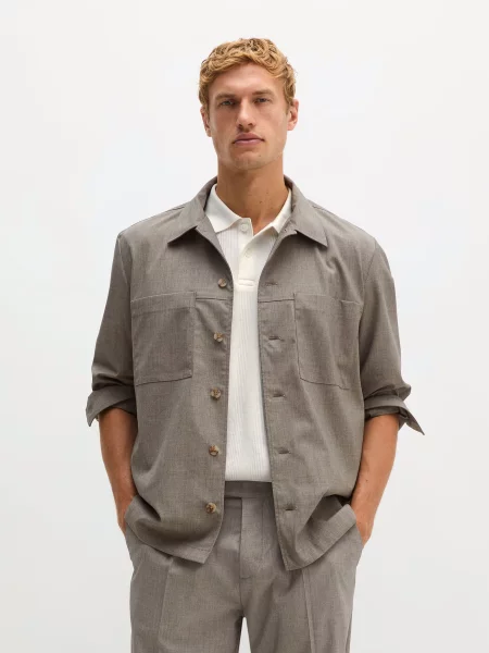 Рубашка Marc O'polo серая