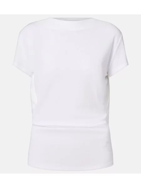 Top Jacquemus alb