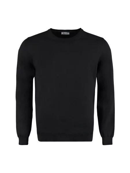 Dzianinowy sweter The (alphabet) czarny