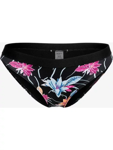Dół od bikini Roxy Active z nadrukiem w kolorze czarnym XS czarne