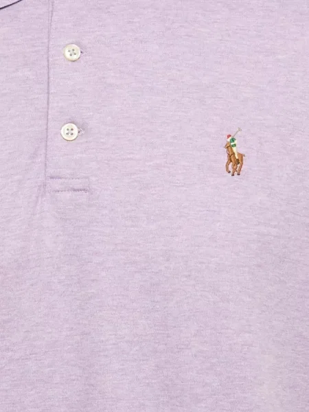 Květinové klasické polotričko Polo Ralph Lauren na jedno rameno bílé